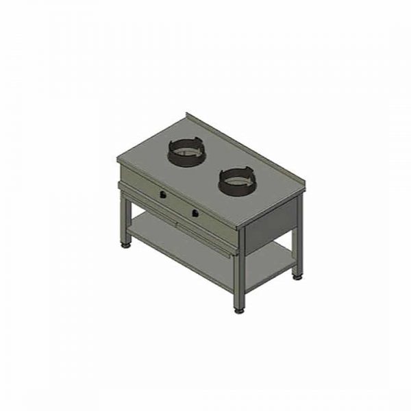 Плита газовая Вулкан-Heidebrenner KSW 02 Wok (Для магистрального газа)