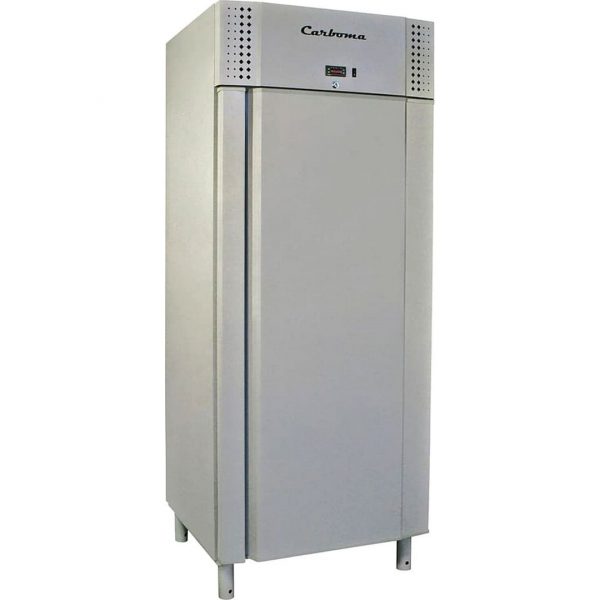Шкаф с металлическими дверьми Полюс RF700 Carboma INOX
