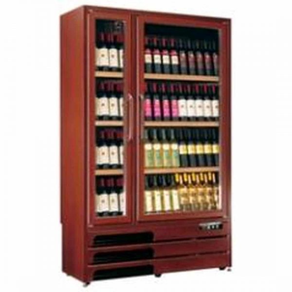 Шкаф винный деревянный Tecfrigo Enoprestige 600 2TV Темный орех