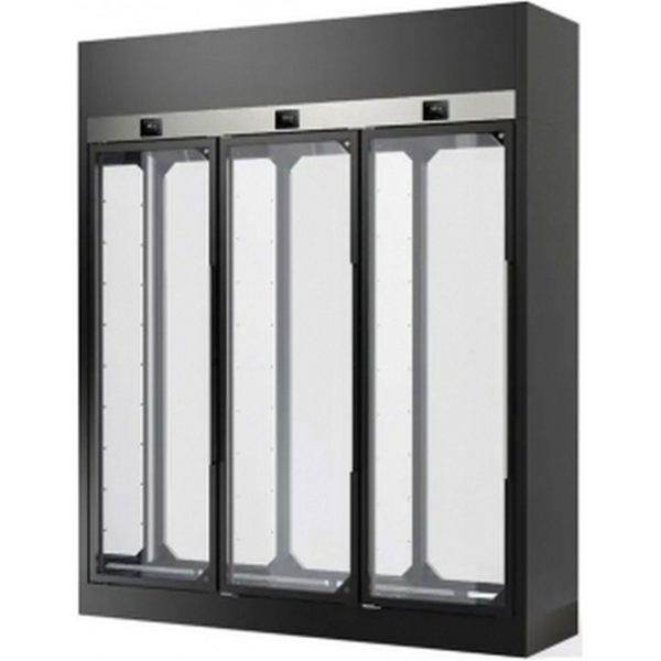 Шкаф винный Enofrigo Wine Library 20 Wall 3P H2200 VT (Серебро, полки C+полки P)