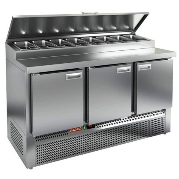 Стол для пиццы Hicold PZE1-111GN (1/3) M