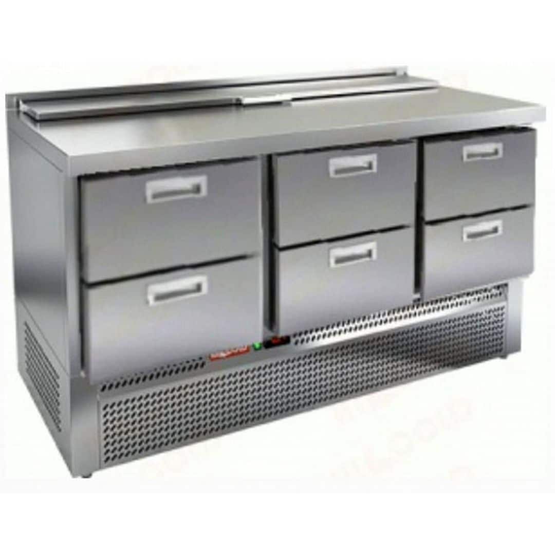 Стол для салатов Hicold SL1-222GN (1/3) О (Без крышки)