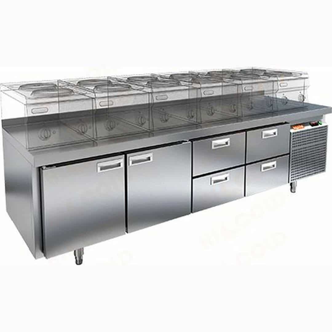 Стол с морозильным шкафом Hicold GN1122/BT LT