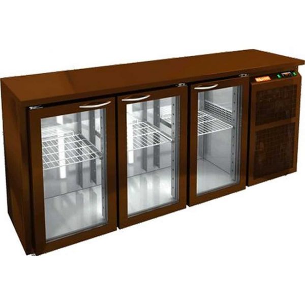 Стол с охлаждаемым шкафом Hicold BNG 111 BR2 HT BAR (Со стеклянными дверьми)