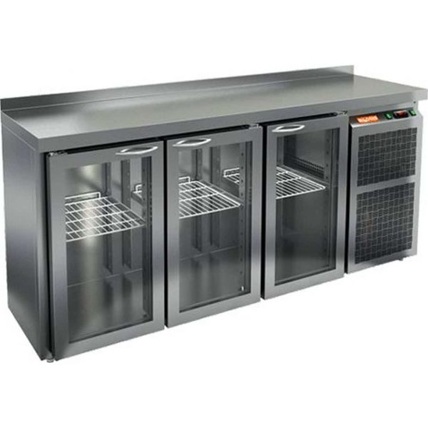 Стол с охлаждаемым шкафом Hicold BNG 111 BR2 HT (Со стеклянными дверьми)