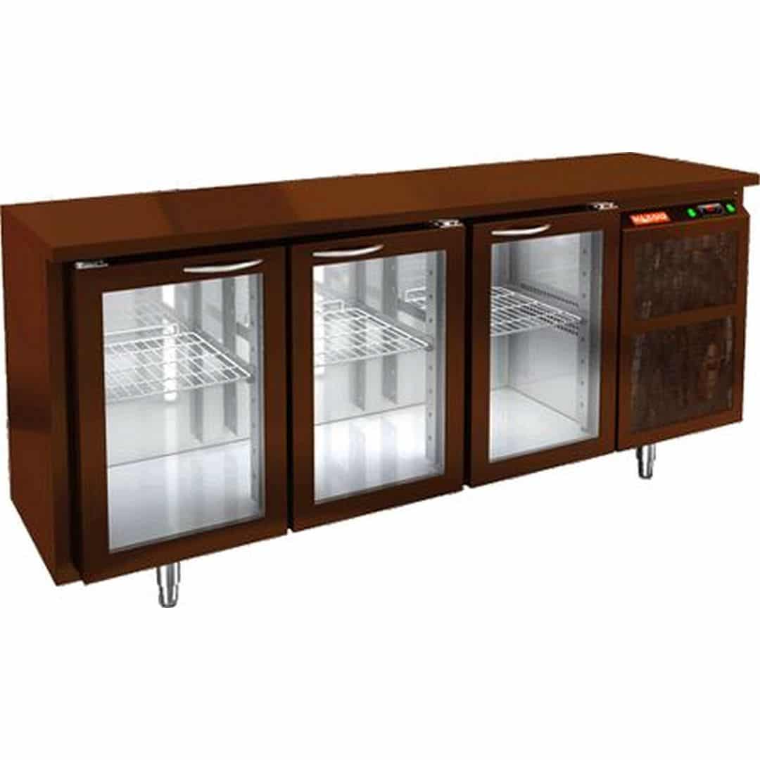 Стол с охлаждаемым шкафом Hicold BNG 111 HT BAR (Со стеклянными дверьми)