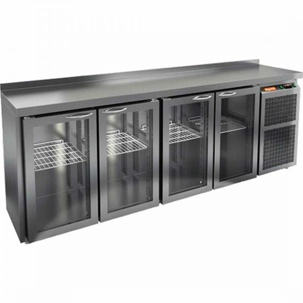Стол с охлаждаемым шкафом Hicold BNG 1111 BR2 HT (Со стеклянными дверьми)