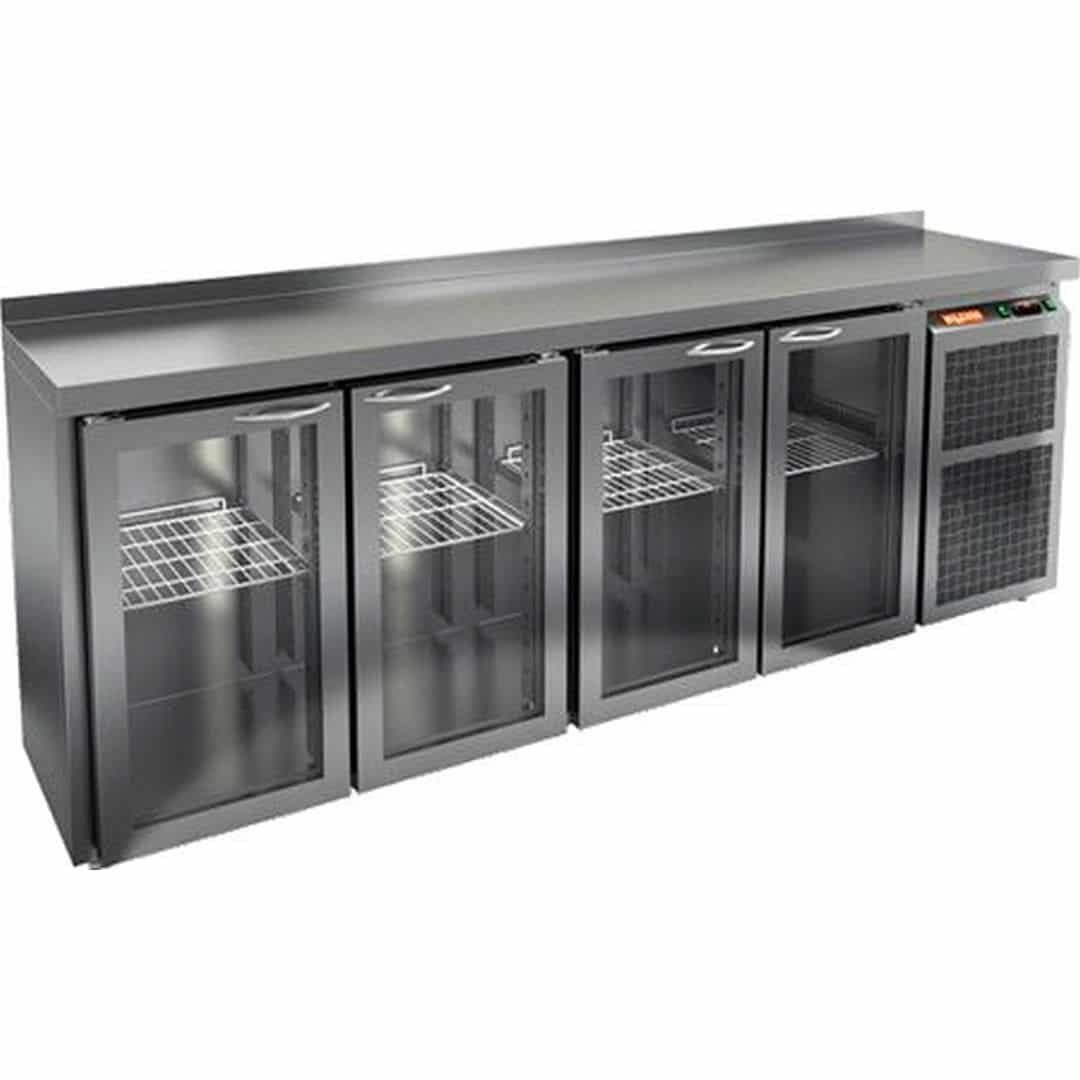 Стол с охлаждаемым шкафом Hicold BNG 1111 BR2 HT (Со стеклянными дверьми)