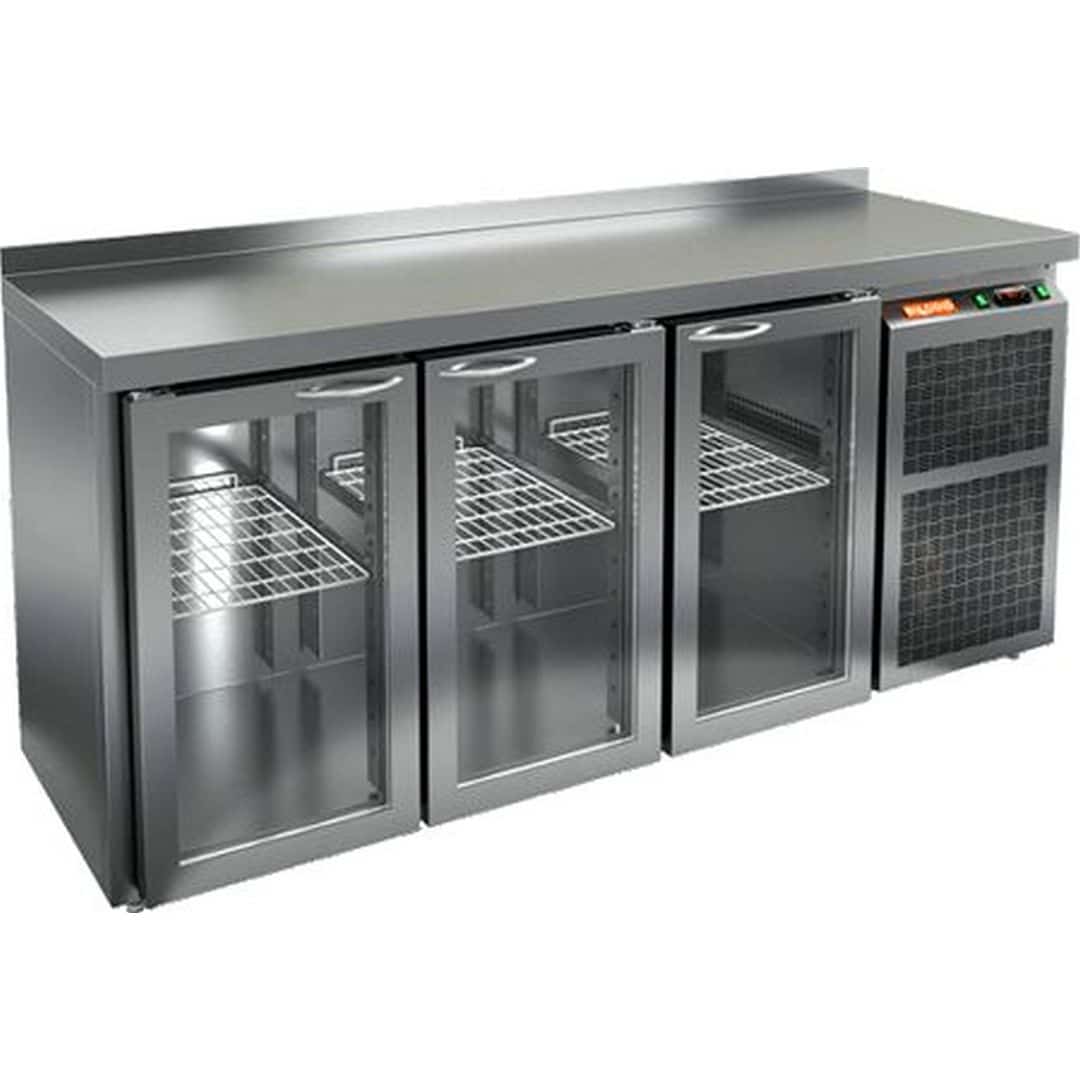 Стол с охлаждаемым шкафом Hicold GNG 111 BR2 HT (Со стеклянными дверьми)