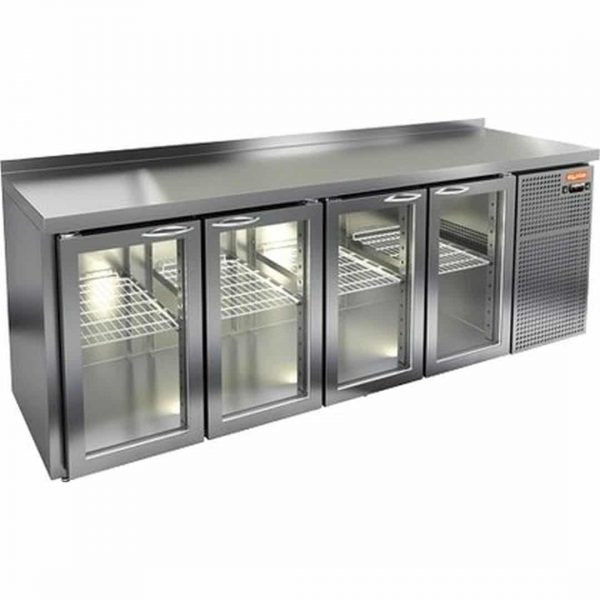 Стол с охлаждаемым шкафом Hicold GNG 1111 BR 2 HT О (Со стеклянными дверьми)