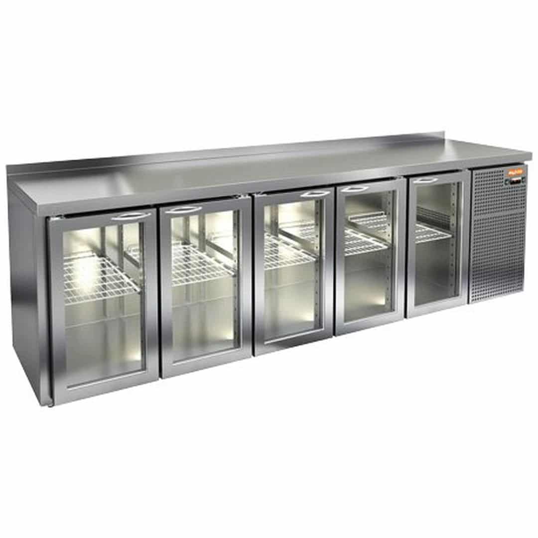 Стол с охлаждаемым шкафом Hicold GNG 11111 BR2 HT О (Со стеклянными дверьми)