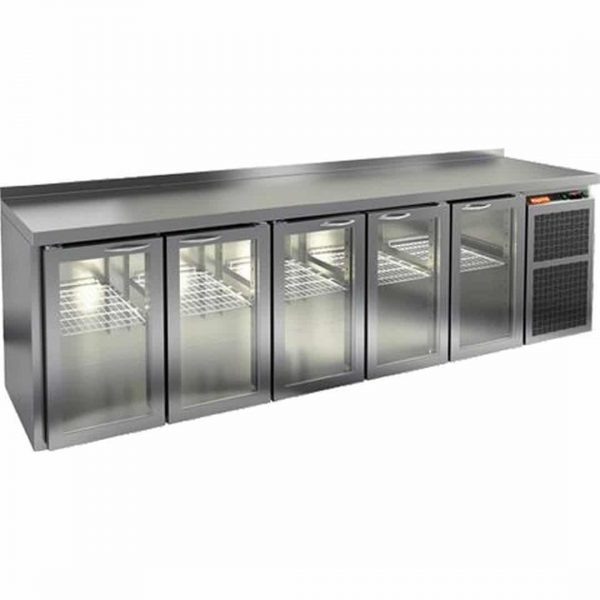 Стол с охлаждаемым шкафом Hicold GNG 11111 BR2 HT (Со стеклянными дверьми)