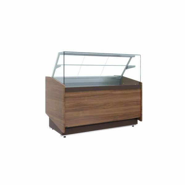 Витрина кондитерская Полюс КС80 SM 1,0-1 (Темный дуб)