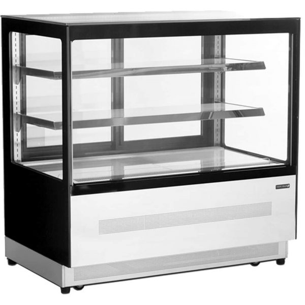 Витрина кондитерская Tefcold LPD1200F/Black черная/нерж