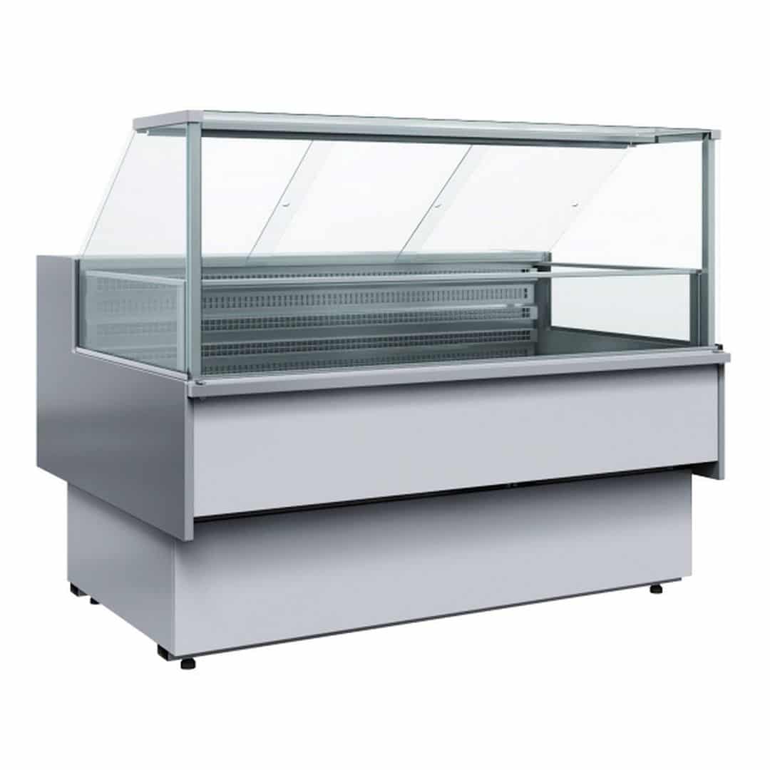 Витрина морозильная ПОЛЮС GC110 SL 1,25-1 (с боковинами)