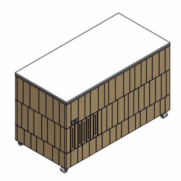 Стол шведский островной Enofrigo DOGE BASE NE 1400 СВЕТ.ДУБ