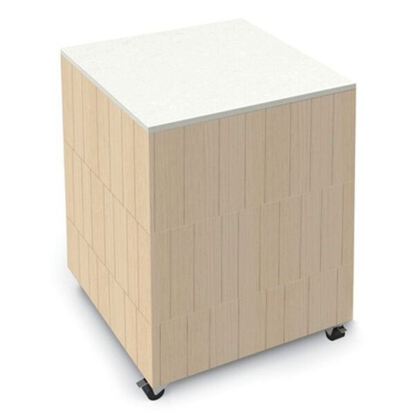 Стол шведский островной Enofrigo DOGE BASE QNE 2000 ВЕНГЕ, СКВОЗНОЙ ОТСЕК OPT68003, НА КОЛЕСАХ