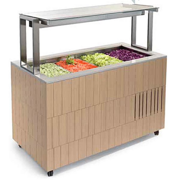 Стол шведский островной Enofrigo DOGE ISOLA RF 2000 ВЕНГЕ