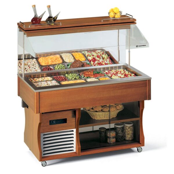 Стол шведский охлаждаемый MURALE 6 M ТЕМН.ОРЕХ