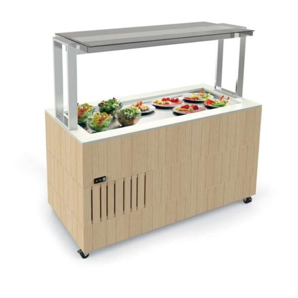 Стол шведский островной ENOFRIGO DOGE ISOLA QPRF 1000 СВЕТ. ДУБ