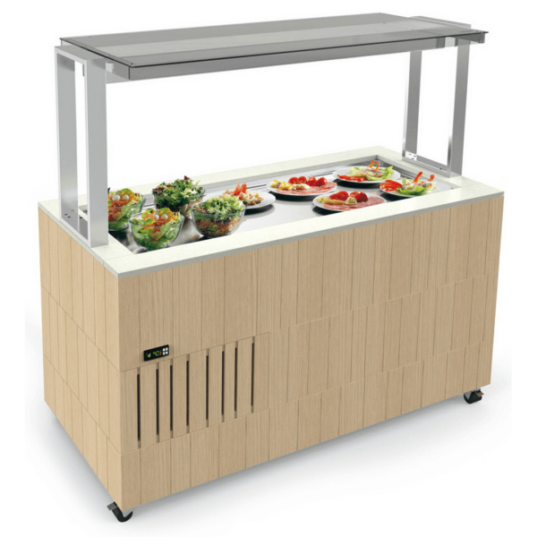 Стол шведский островной Enofrigo DOGE ISOLA RF 1400 СВЕТ.ДУБ