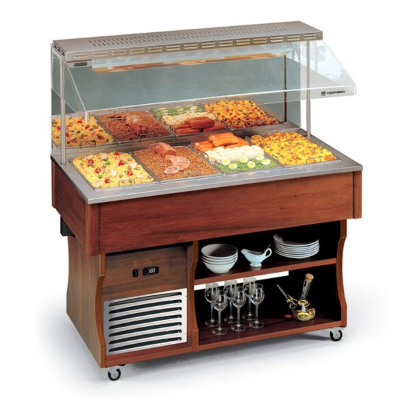 Стол шведский островной ISOLA MURALE 4 M DRY ТЕМН.ОРЕХ