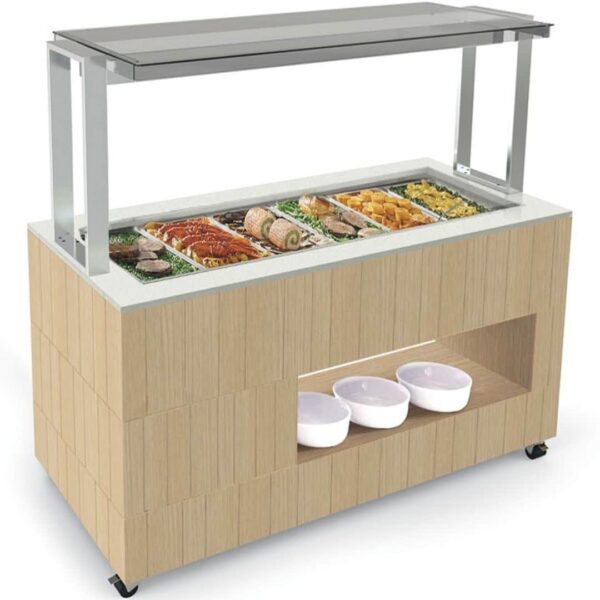 Стол шведский тепловой Enofrigo DOGE ISOLA SVT FISSA BM 2000 ВЕНГЕ