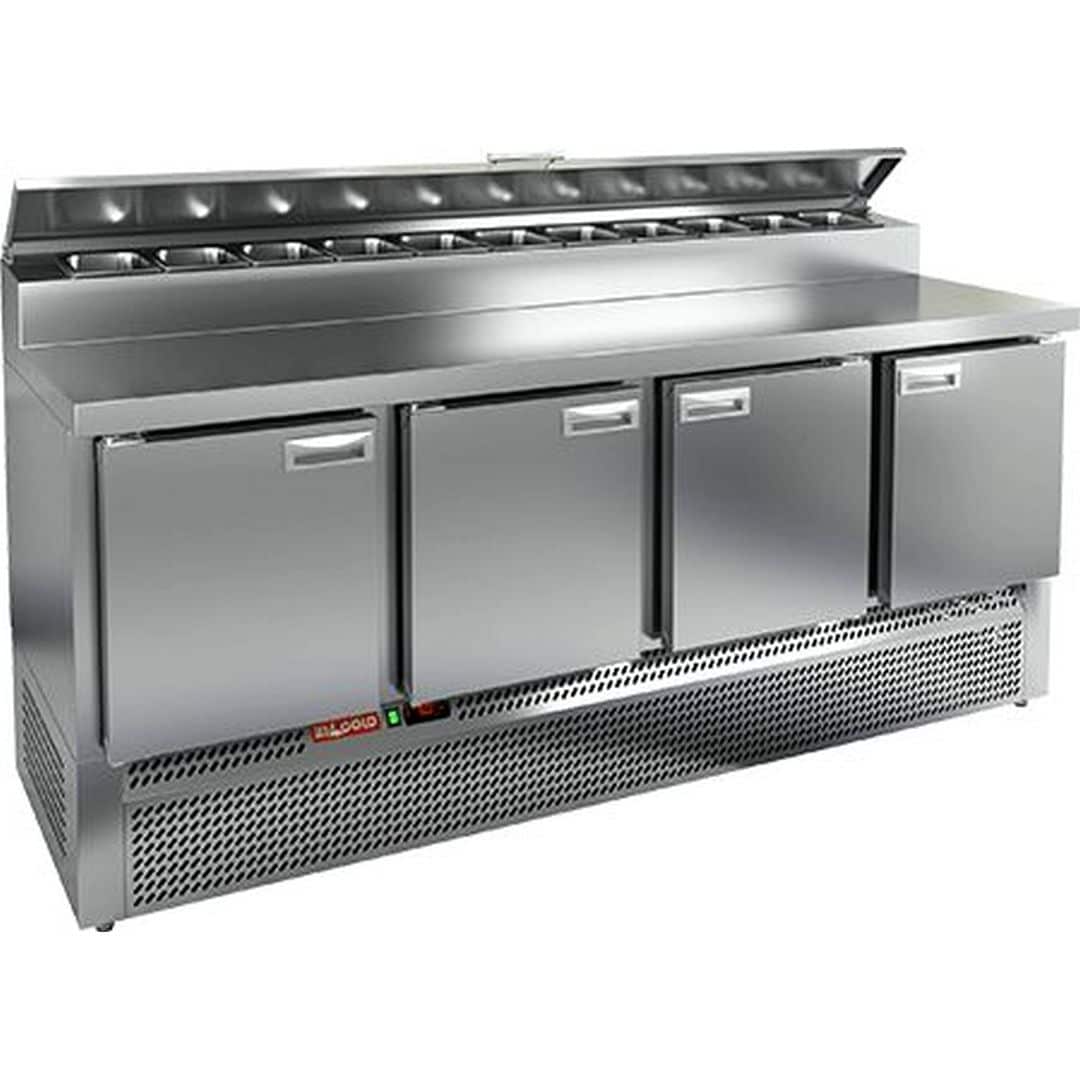 Стол для пиццы Hicold PZE2-1111/GN (1/6) Стол для пиццы Hicold PZE2-1111/GN (1/6)