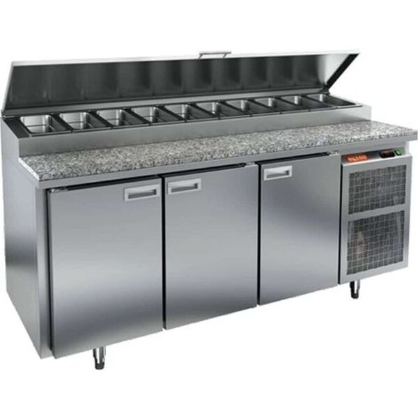 Стол для пиццы Hicold PZ1-111GN (1/3) камень