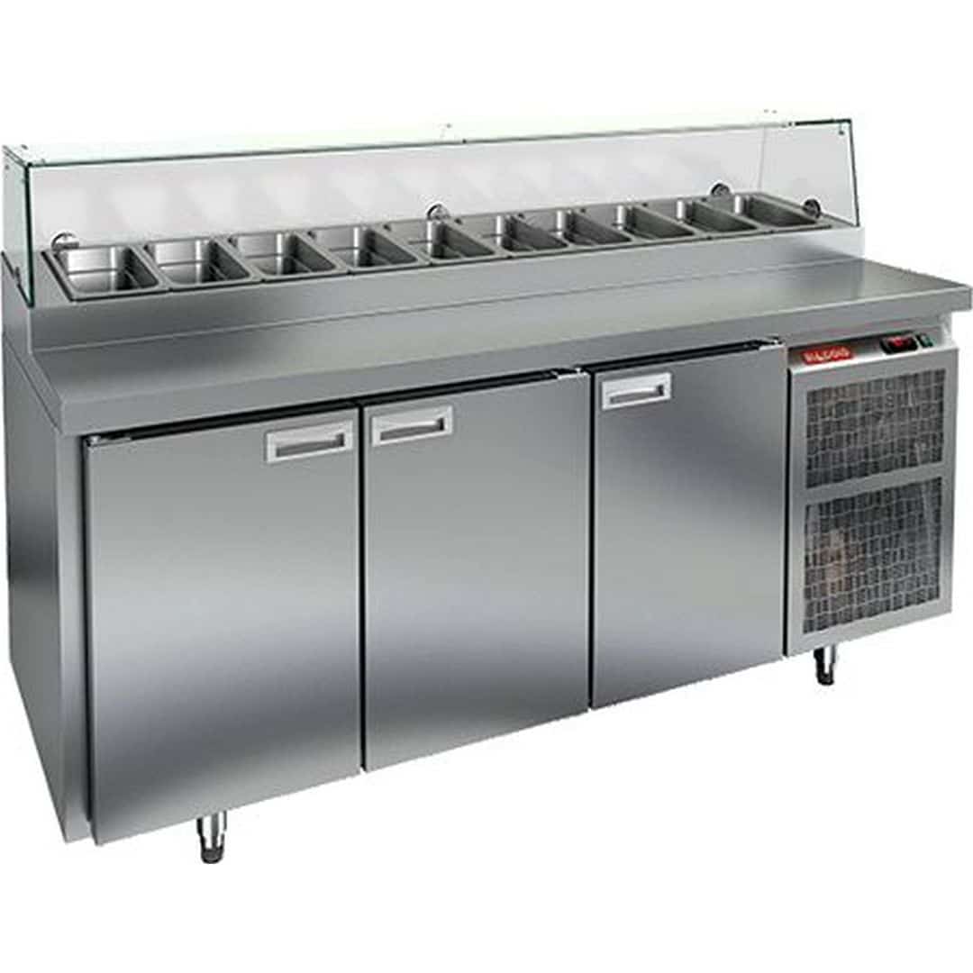 Стол для пиццы Hicold PZ2-111GN (1/6) стекло Стол для пиццы Hicold PZ2-111GN (1/6) стекло