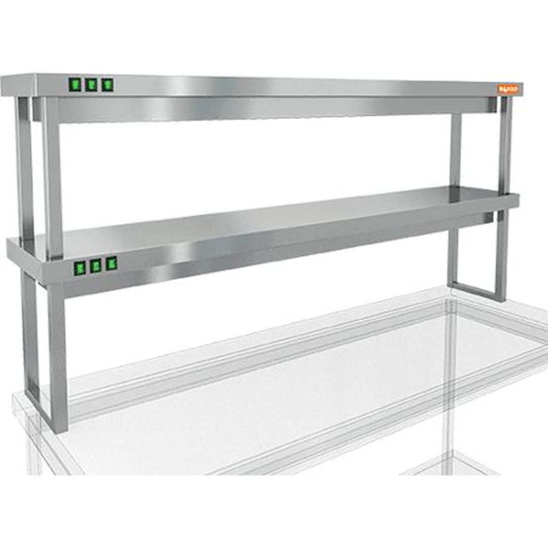 Полка тепловая 2-х ярусная Hicold TP2K-18/3 Полка тепловая 2-х ярусная Hicold TP2K-18/3