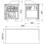 Стол холодильный Polair TM3pizza-G
