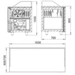 Стол холодильный Polair TM3GNpizza-G