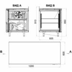 Стол холодильный Polair TM2-G