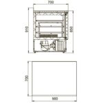 Стол морозильный Polair TBi2GN-G