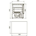 Стол морозильный Polair TBi2-G