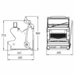 Хлеборезка JAC Pico 450 16mm 220V