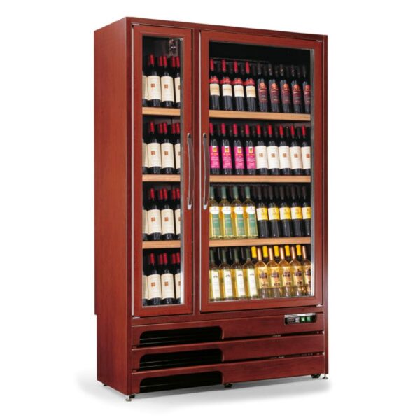 Шкаф винный Tecfrigo ENOPRESTIGE 600 5TV деревянный Темный орех