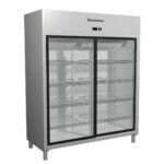 Шкаф холодильный Полюс Carboma R1400К (купе) INOX