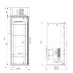 Шкаф холодильный Polair DM114-S (без канапе)