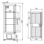 Шкаф холодильный Полюс ШХ-0,8 Inox