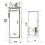 Шкаф холодильный Polair DM110-S (без канапе)