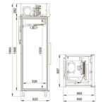 Шкаф холодильный с глухой дверью Polair CV105-S