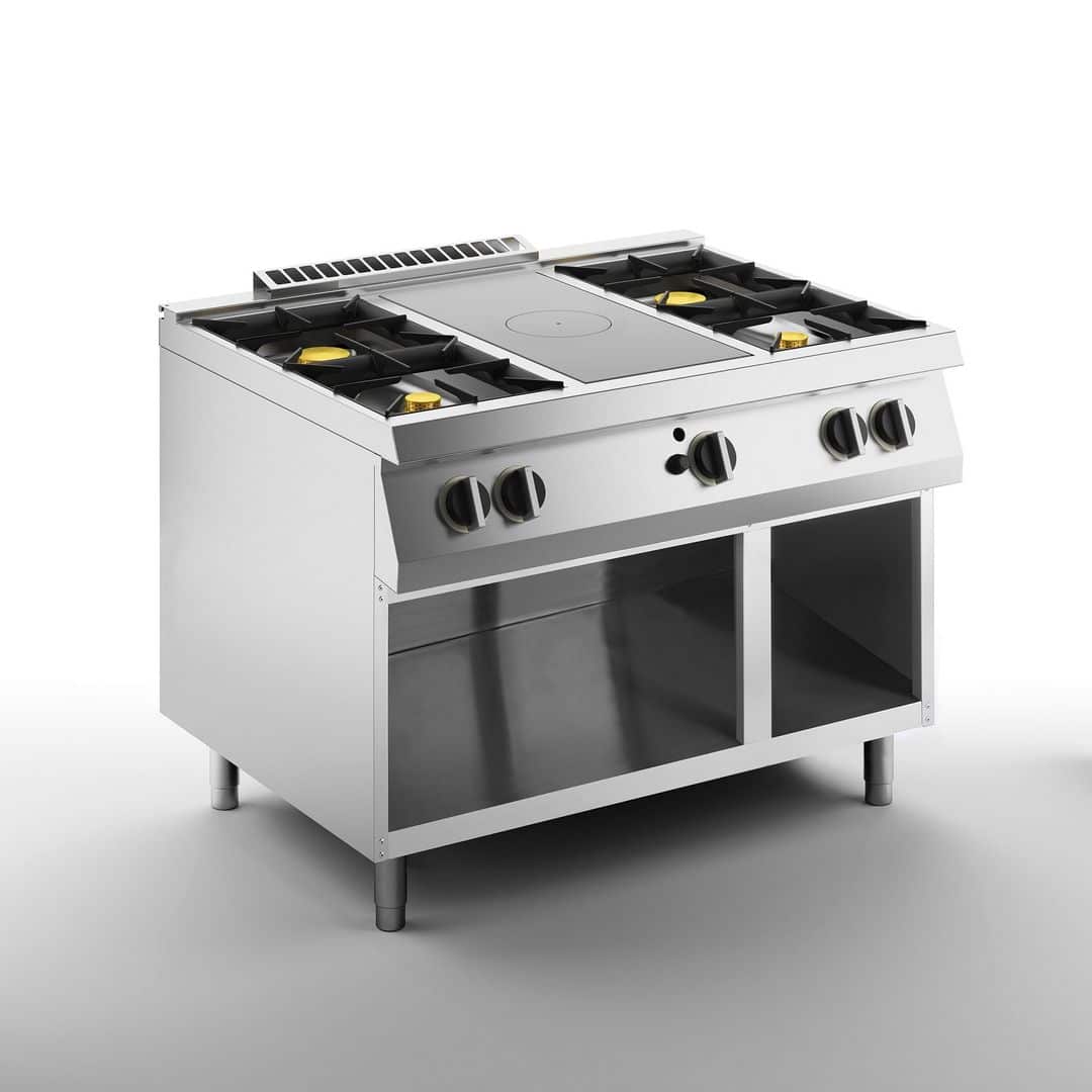 Плита со сплошной поверхностью газовая APACH SLRSTG127R4CS Плита со сплошной поверхностью газовая APACH SLRSTG127R4CS