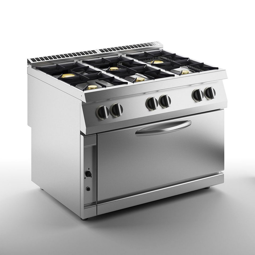 Плита газовая 6-ти конфорочная APACH SLRRG129FG Плита газовая 6-ти конфорочная APACH SLRRG129FG