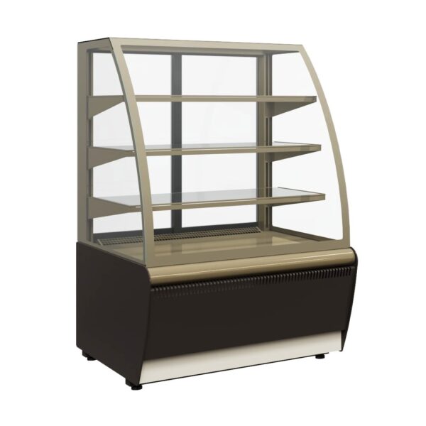 Витрина кондитерская Полюс ВХСВ-1,3Д Carboma Люкс техно (K70 VV 1,3-1)
