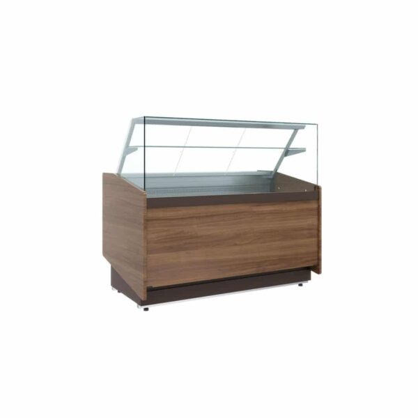 Витрина кондитерская Полюс КС80 SM 1,0-1 (Темный дуб)