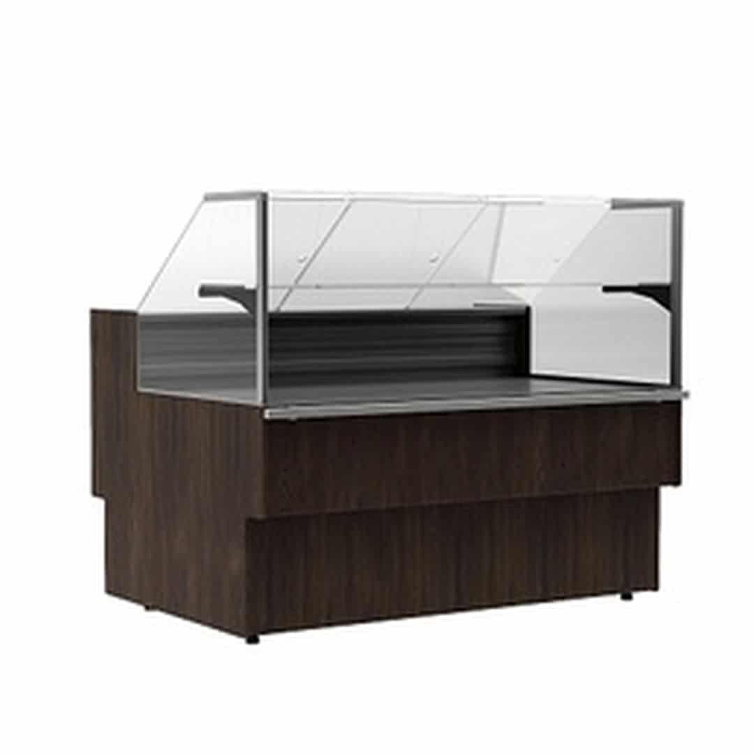 Витрина холодильная Полюс GC110 VV 1,5-1 (ВХСр-1,5 Carboma GC110 (Динамика)) Венге