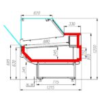 Витрина холодильная Полюс GС120 SM 2,0-1 KombiLux