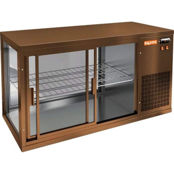 Витрина Hicold VRL 900 R BRONZE